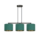 Lampada a sospensione Hilde 3 Bl Green