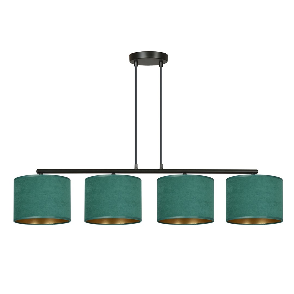 Lampada a sospensione Hilde 4 Bl Green