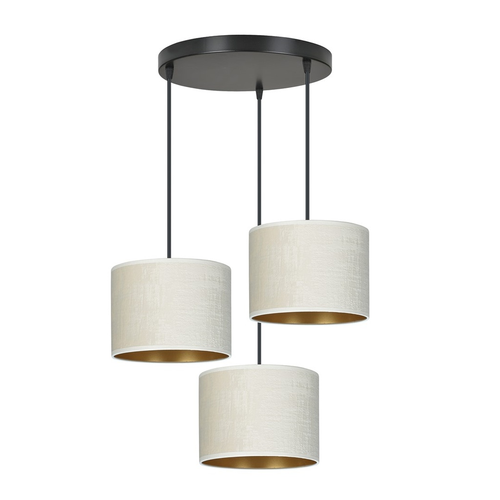 Lampada a sospensione Hilde 3 Bl Premium White