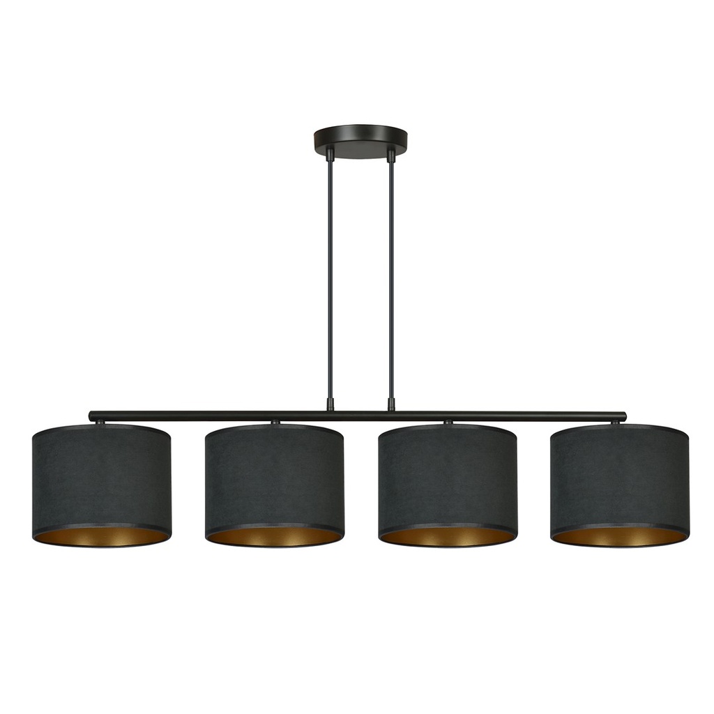 Hilde 4 Bl Black pendant lamp