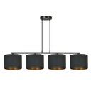 Hilde 4 Bl Black pendant lamp