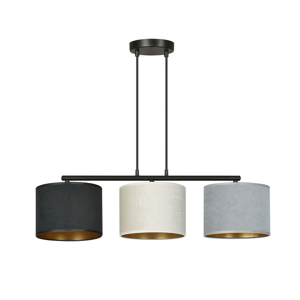 Lampada a sospensione Hilde 3 Bl Mix