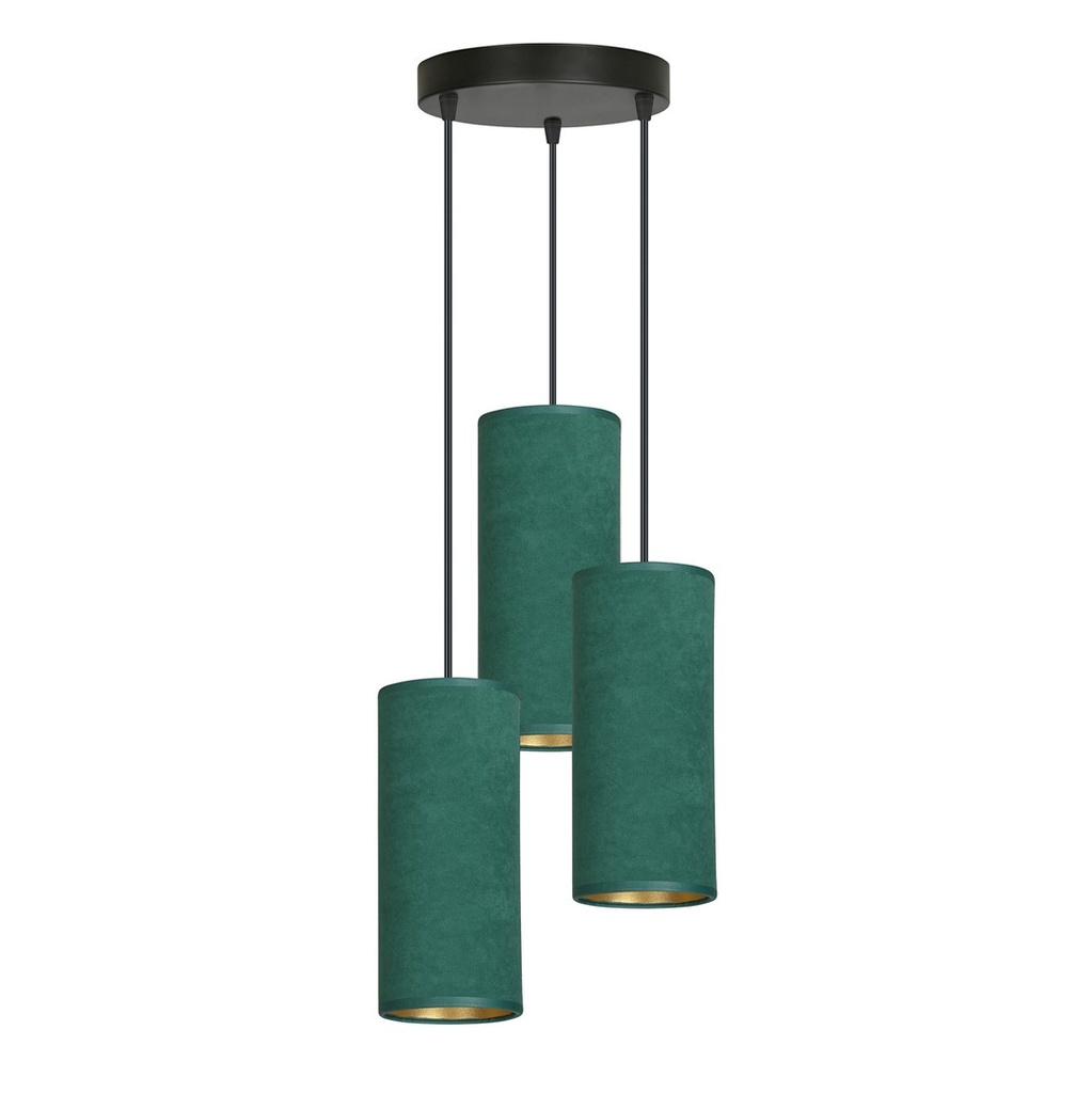 Lampada a sospensione Bente 3 Bl Premium Green