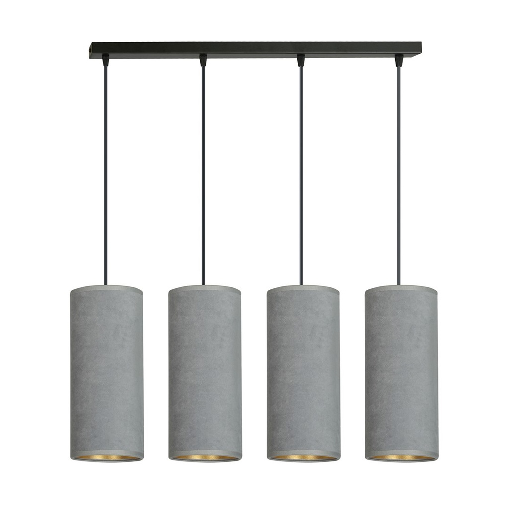 Lampada a sospensione Bente 4 Bl Gray
