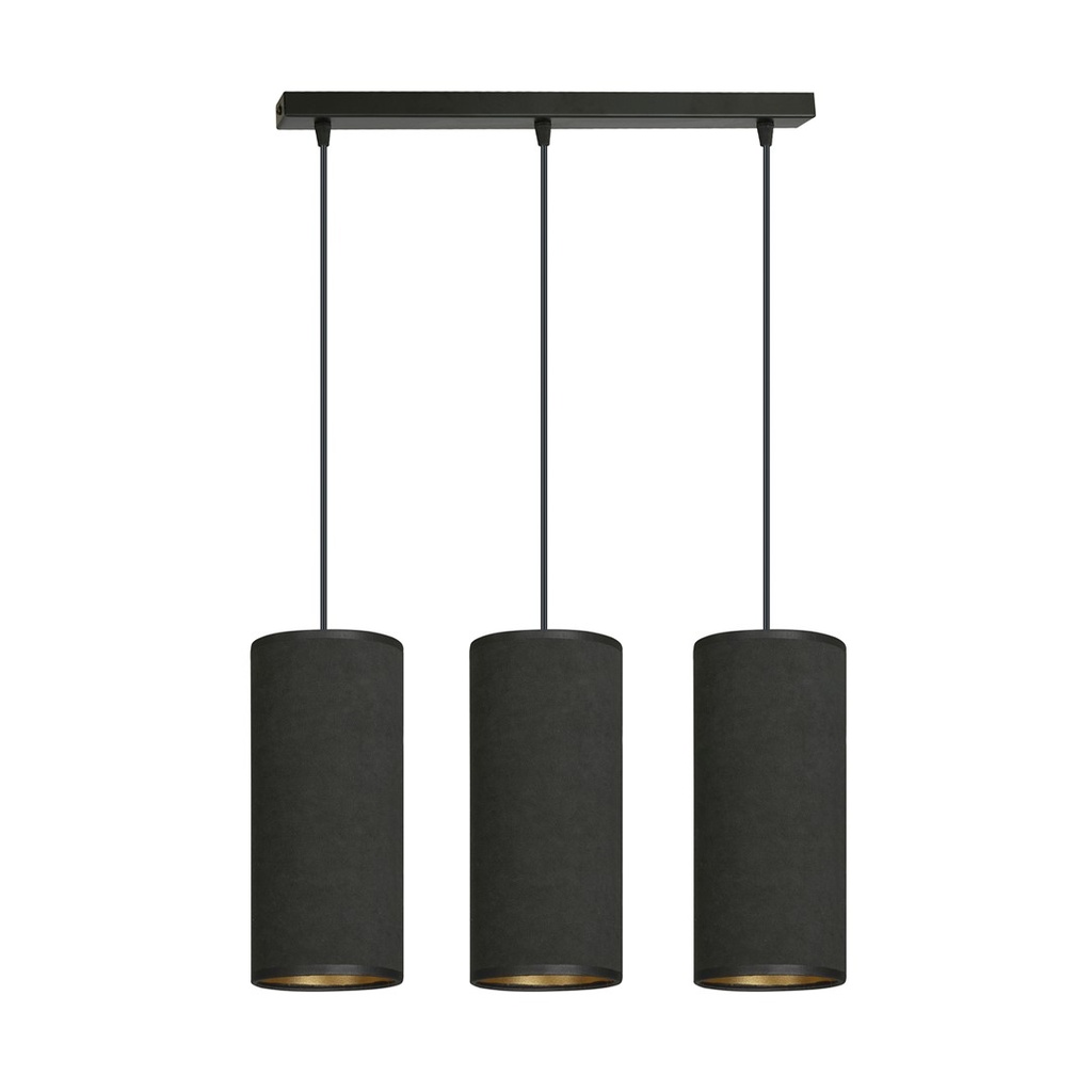 Lampada a sospensione Bente 3 Bl Black