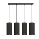 Lampada a sospensione Bente 4 Bl Black