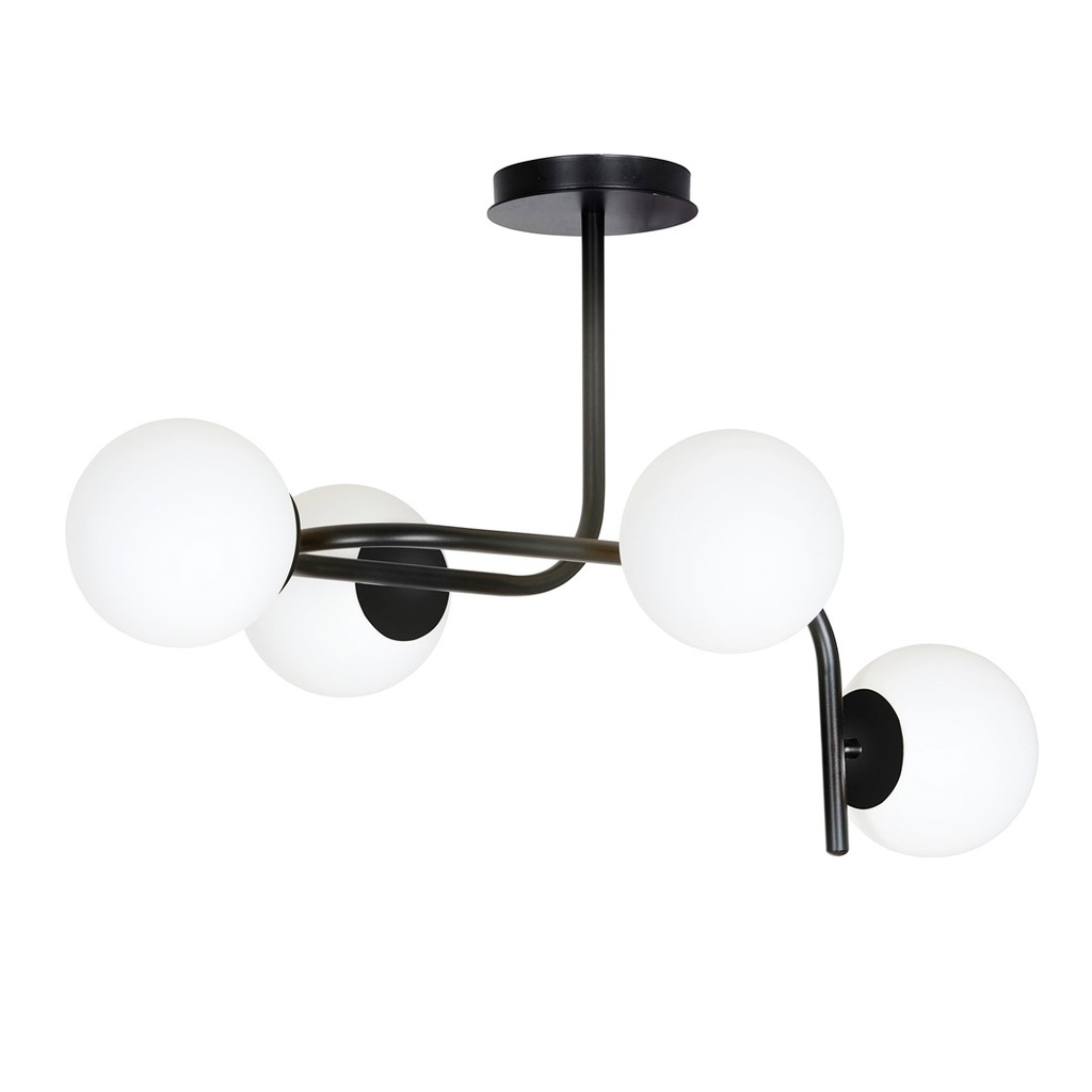 Lampada da soffitto Kalf 4A Black