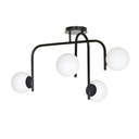 Lampada da soffitto Kalf 4B Black