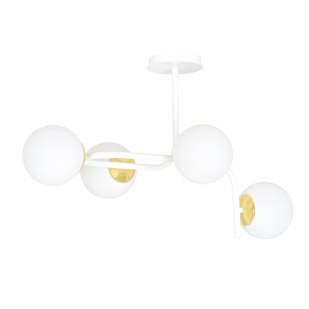Lampada da soffitto Ragnar 4A White Gold