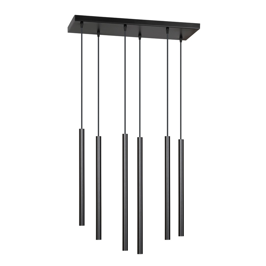 Lampada a sospensione Selter 6 Black