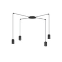 Lampada a sospensione Traker 4 Bl/Black