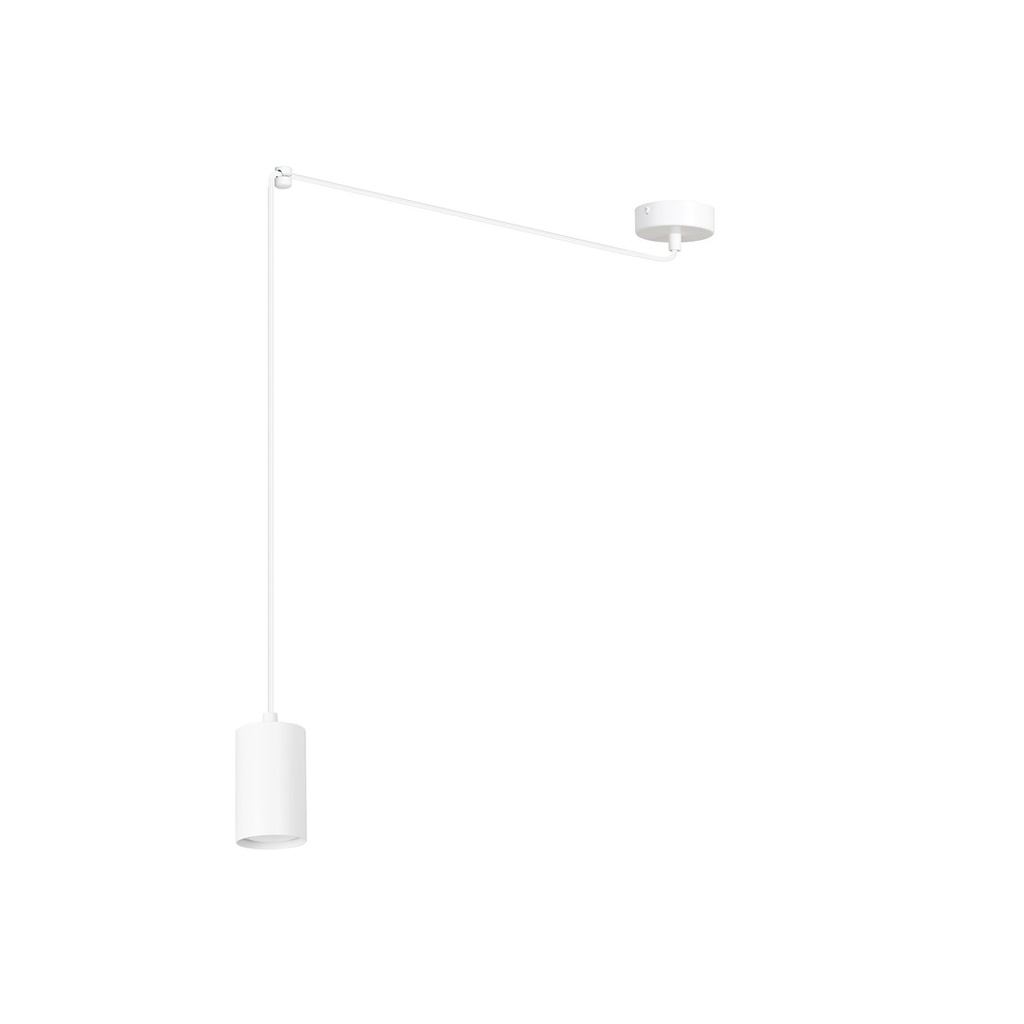 Lampada a sospensione Traker 1 Wh/White