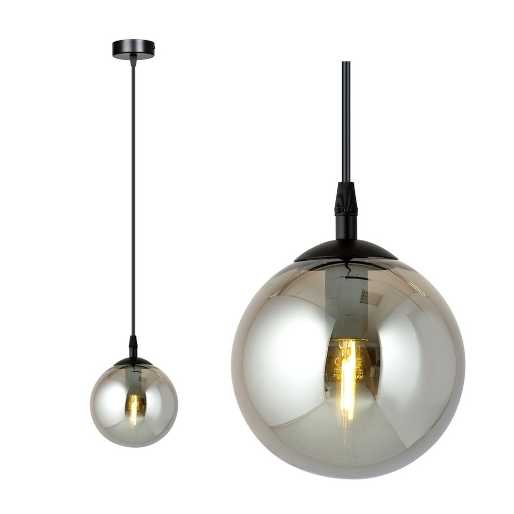 Lampada a sospensione Cosmo 1 Bl Grafit