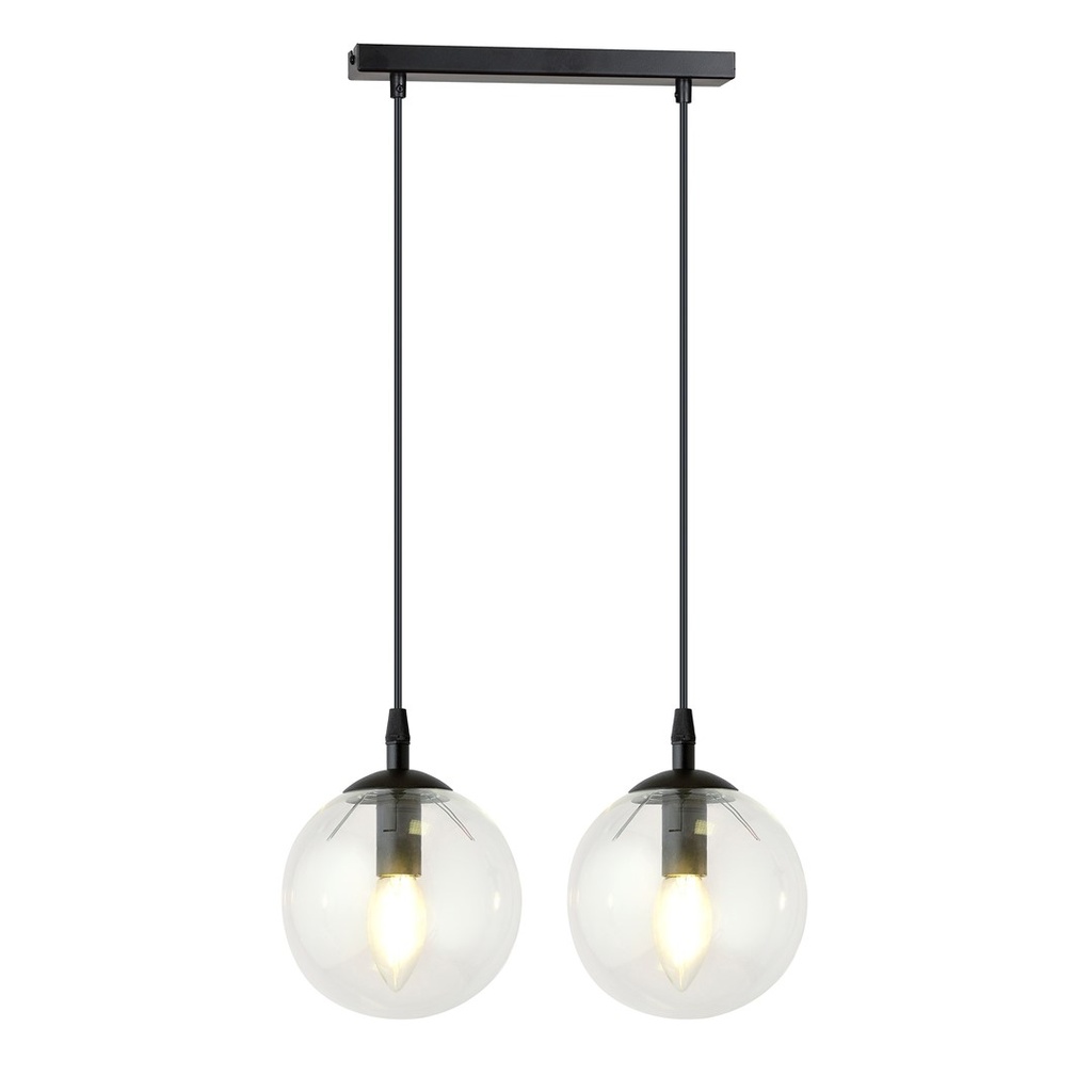Cosmo 2 Bl Transparent pendant lamp