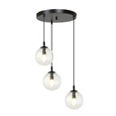 Lampada a sospensione Cosmo 3 Bl Premium Transparent