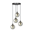 Lampada a sospensione Cosmo 4 Bl Premium Grafit