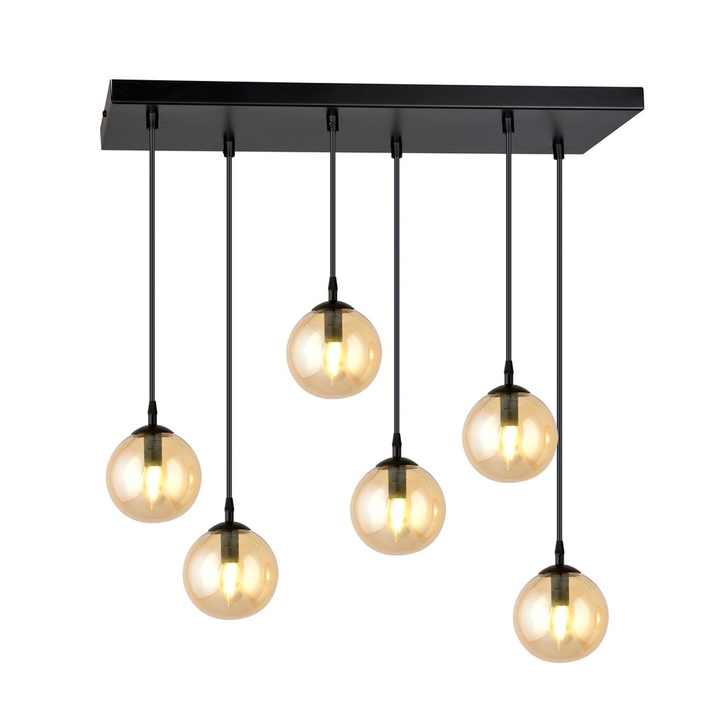 Lampada a sospensione Cosmo 6 Bl Miodowy
