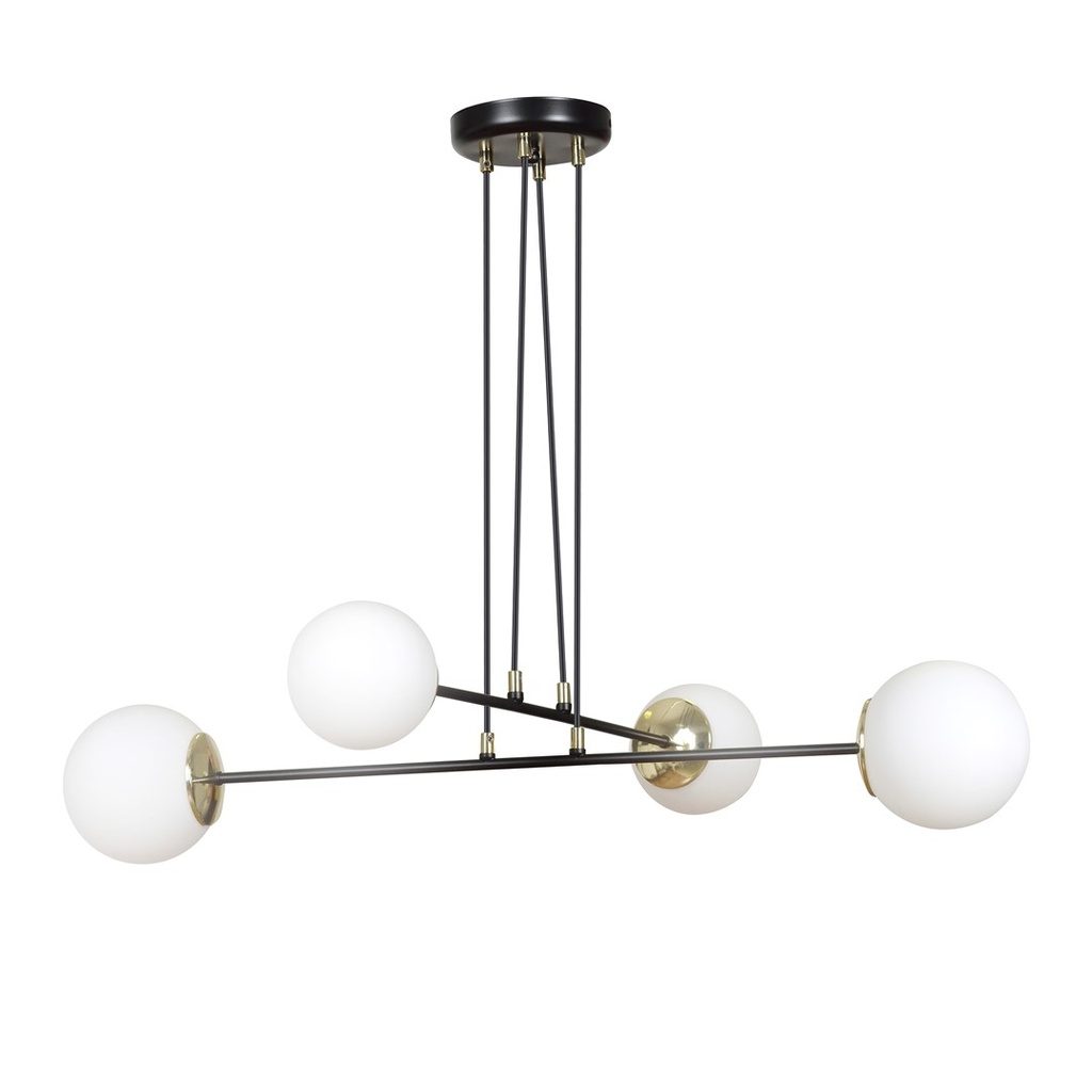 Lampada a sospensione Ognis 4 Black