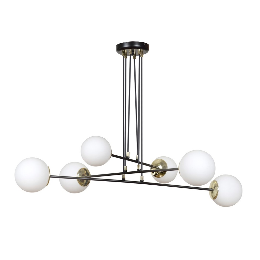 Lampe suspendue noire Ognis 6