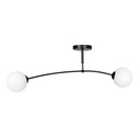 Pregos 2 Black ceiling lamp