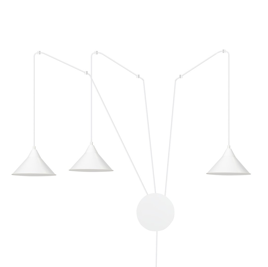 [159/3] Abramo 3 White pendant lamp