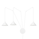 Lampada a sospensione Abramo 3 White