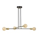 Vesio 4 Black pendant lamp