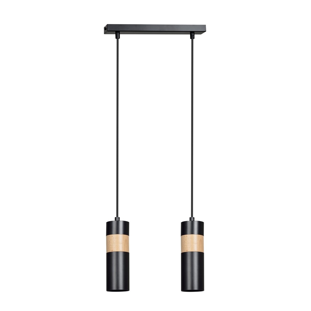 Lampada a sospensione Akari 2 Black