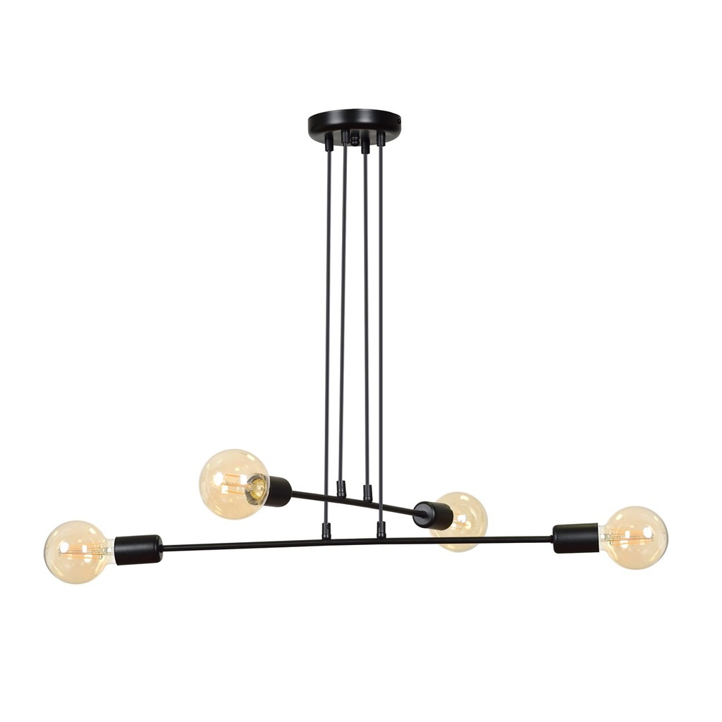 Lampada a sospensione Multipo 4 Black