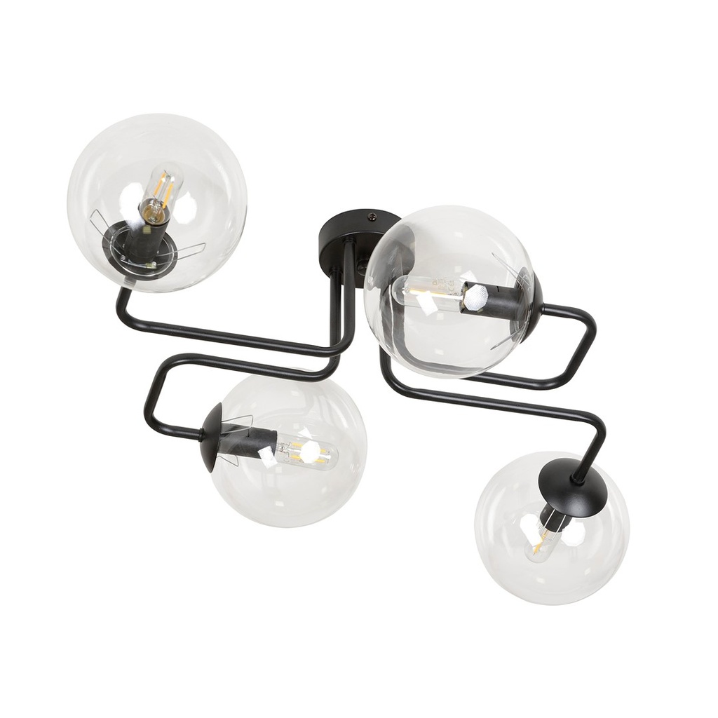 Brendi 4 Bl Transparent ceiling lamp