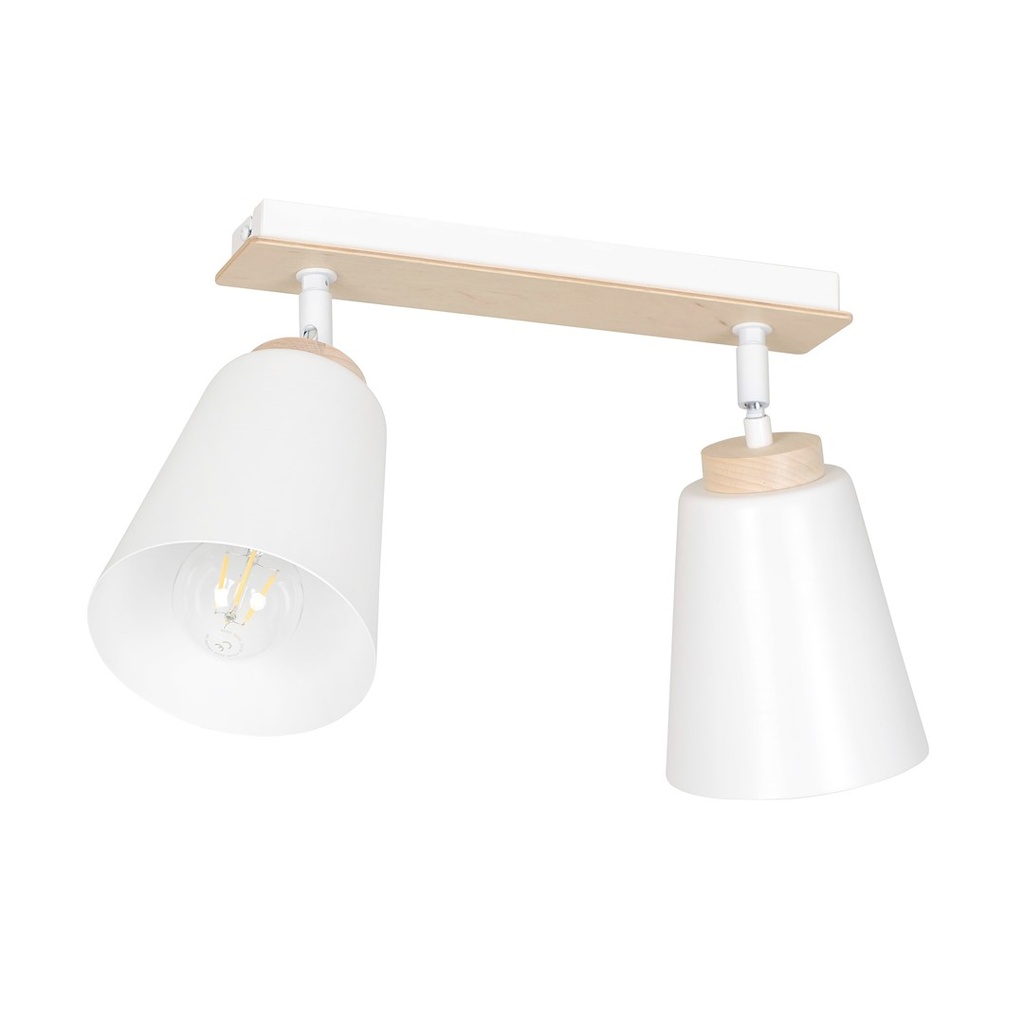 Lampada da soffitto Atlas 2 White