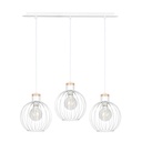 Lampada a sospensione Barbado 3 White