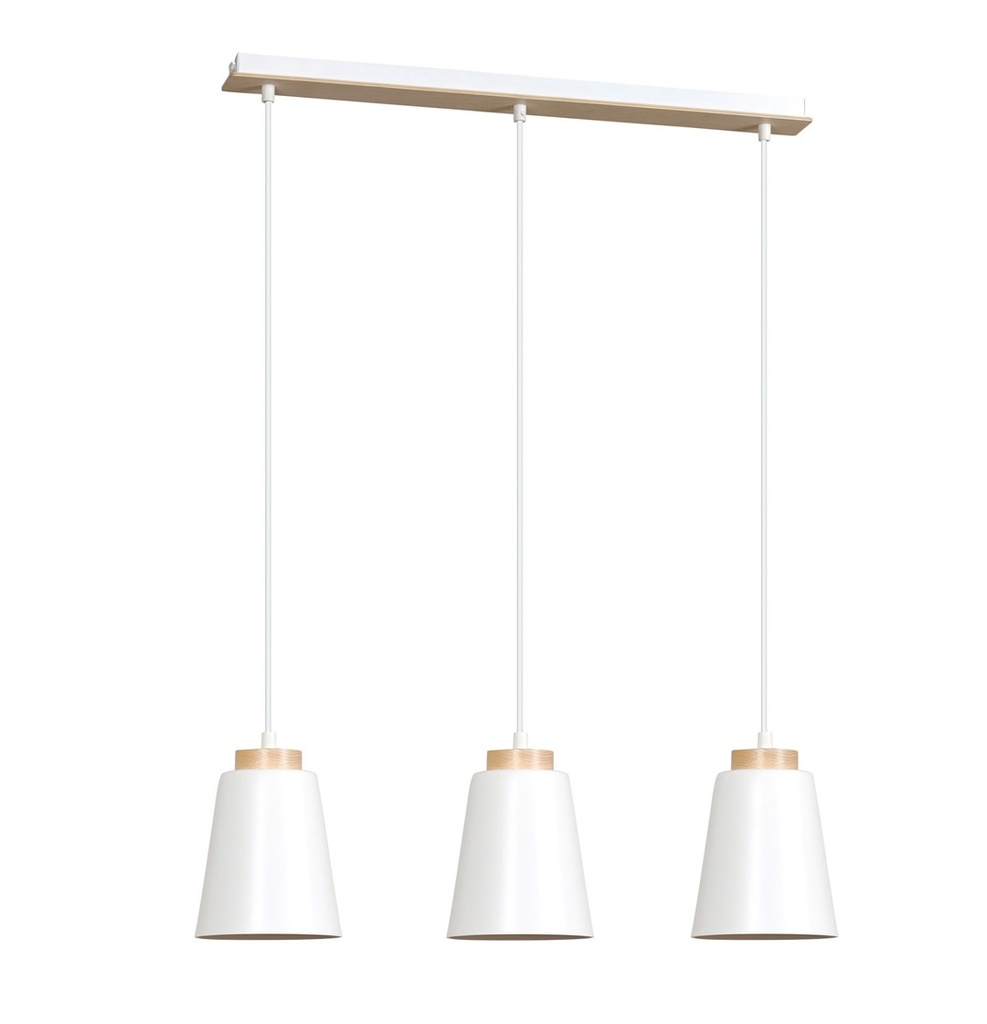 Lampada a sospensione Bolero 3 White