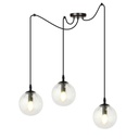 Lampada a sospensione Gigi 3 Bl Transparent