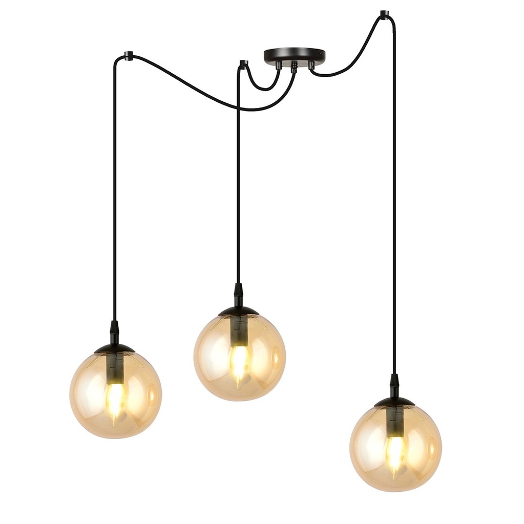 Lampada a sospensione Gigi 3 Bl Miodowy