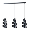 Lampada a sospensione Saga 3 Black