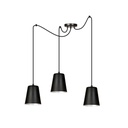 Lampada a sospensione Link 3 Black / White