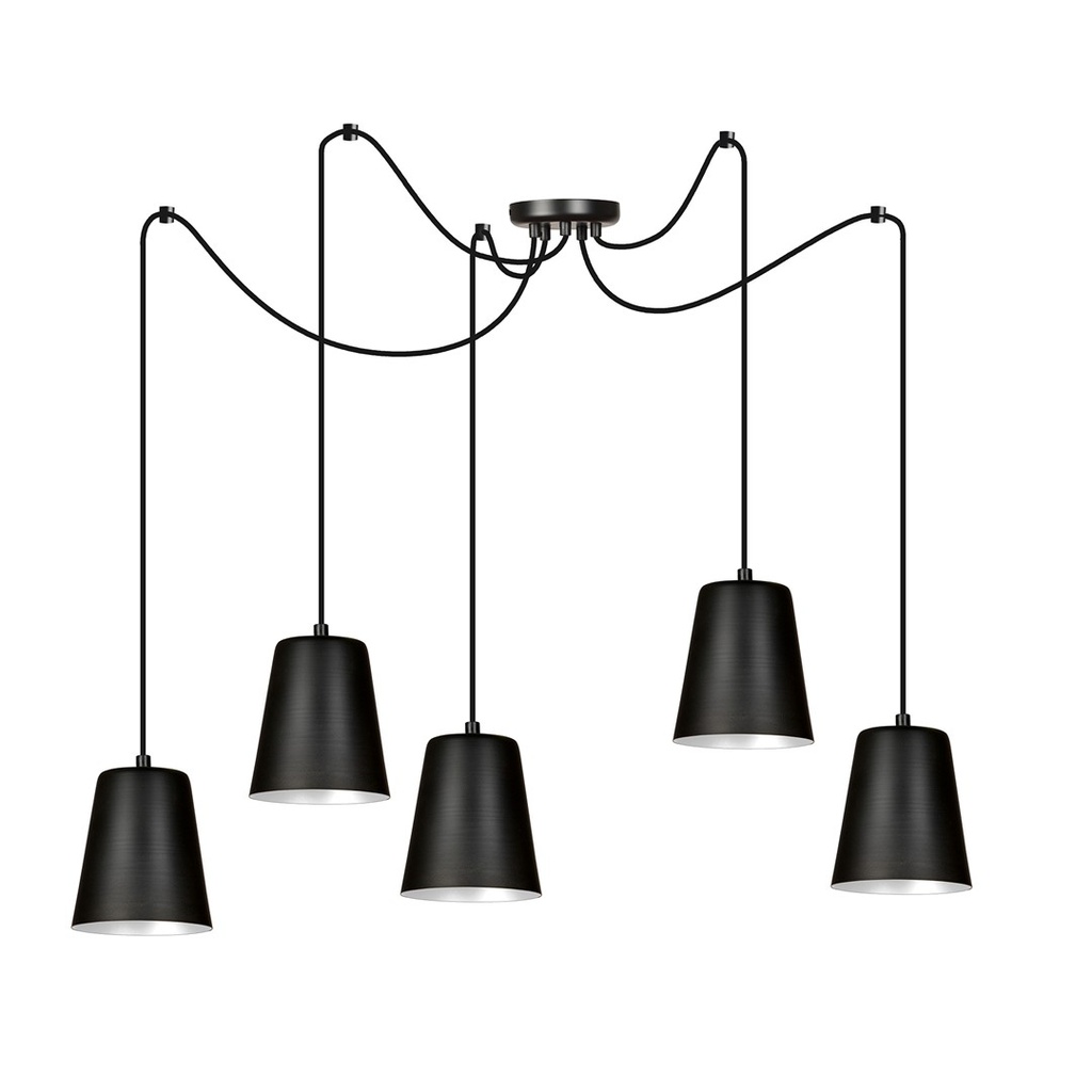 Link 5 Black / White pendant lamp