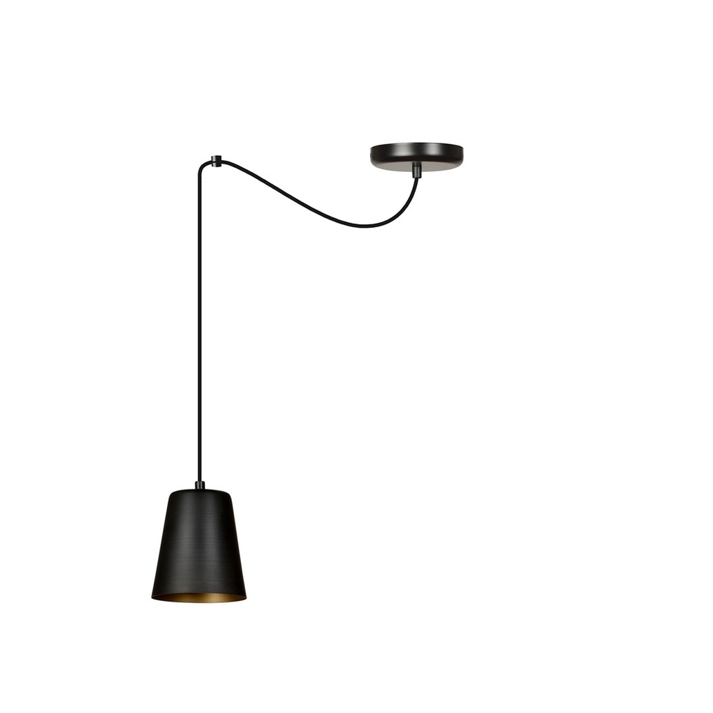 Lampada a sospensione Link 1 Black / Gold