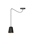 Lampada a sospensione Link 1 Black / Gold