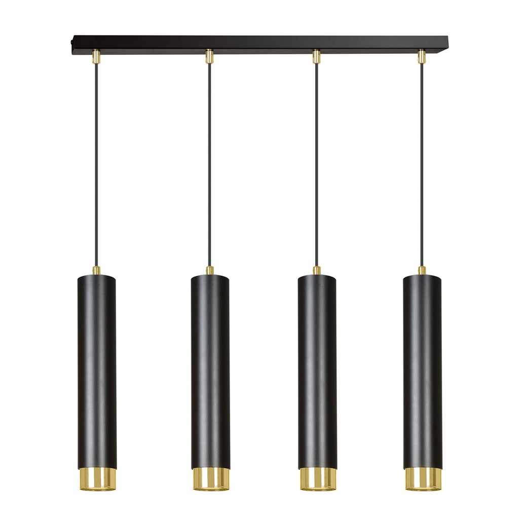 Lampada a sospensione Kibo 4 Bl/Gold