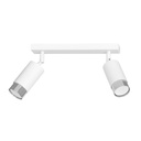 Lampada da soffitto Hiro 2 Wh/Chrome