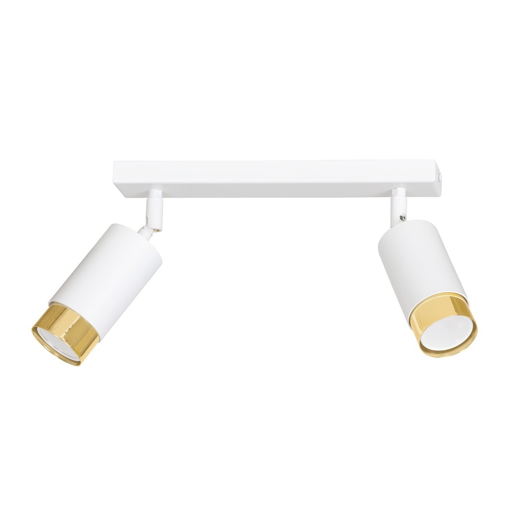 Lampada da soffitto Hiro 2 Wh/Gold