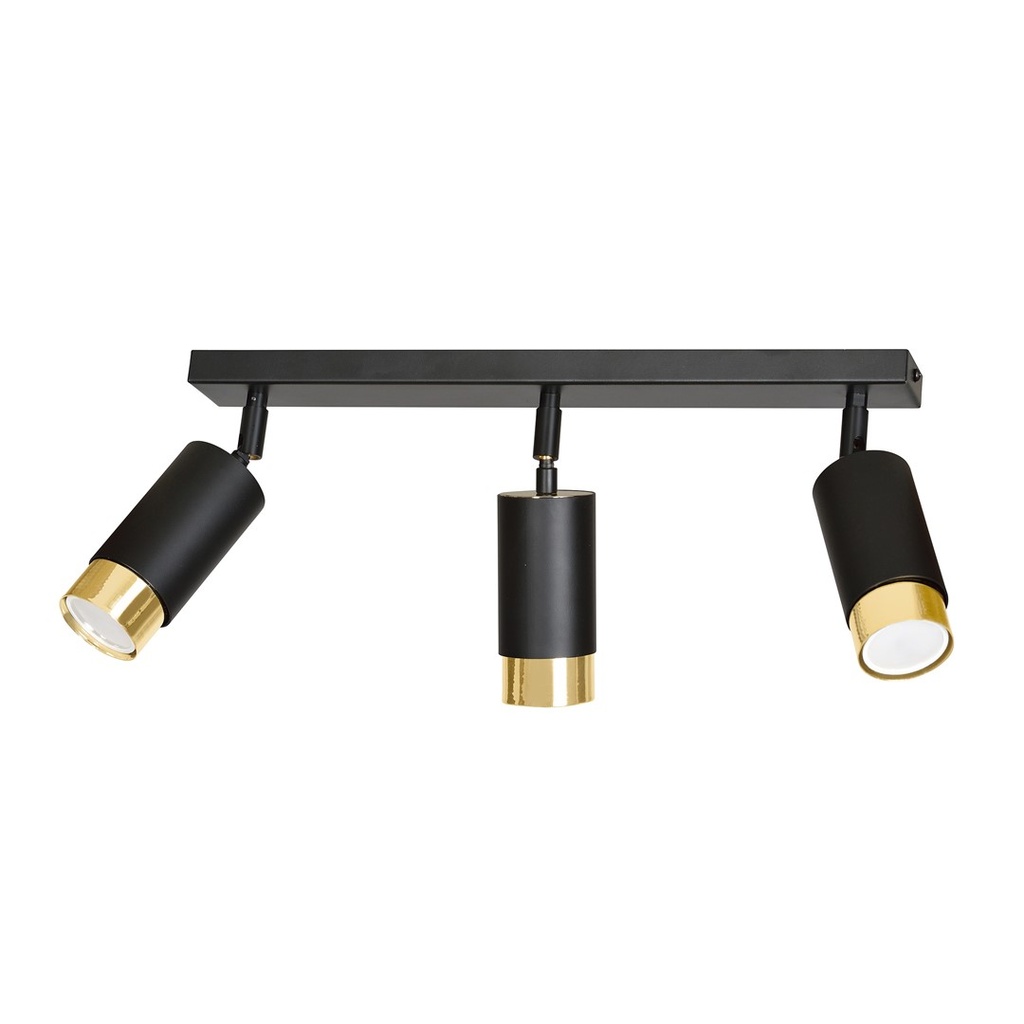 Lampada da soffitto Hiro 3 Bl/Gold