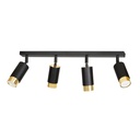 Hiro 4 Bl/Gold ceiling lamp