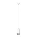 Lampada a sospensione Fumiko 1 Wh/Chrome