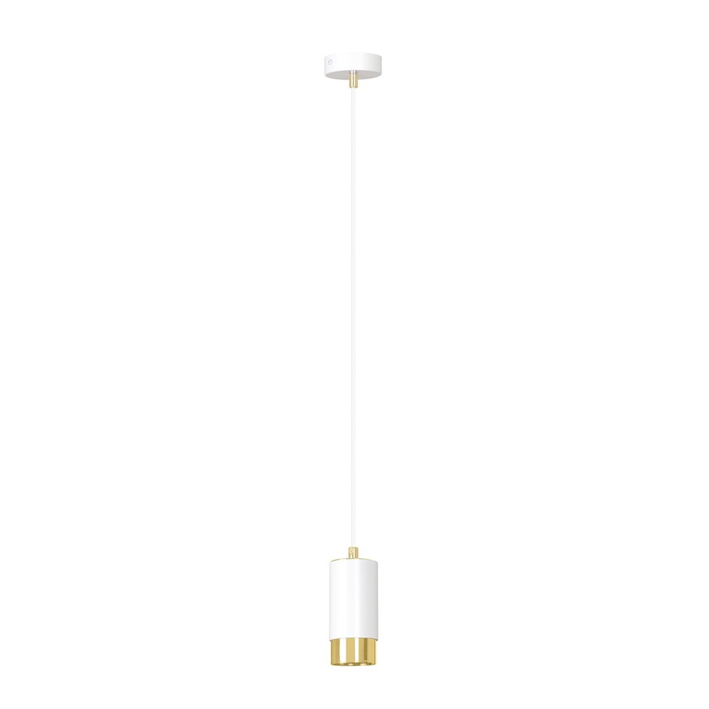 Lampada a sospensione Fumiko 1 Wh/Gold