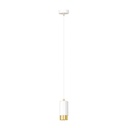 Lampada a sospensione Fumiko 1 Wh/Gold