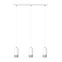 Fumiko 3 Wh/Chrome pendant lamp