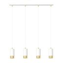 Lampada a sospensione Fumiko 4 Wh/Gold